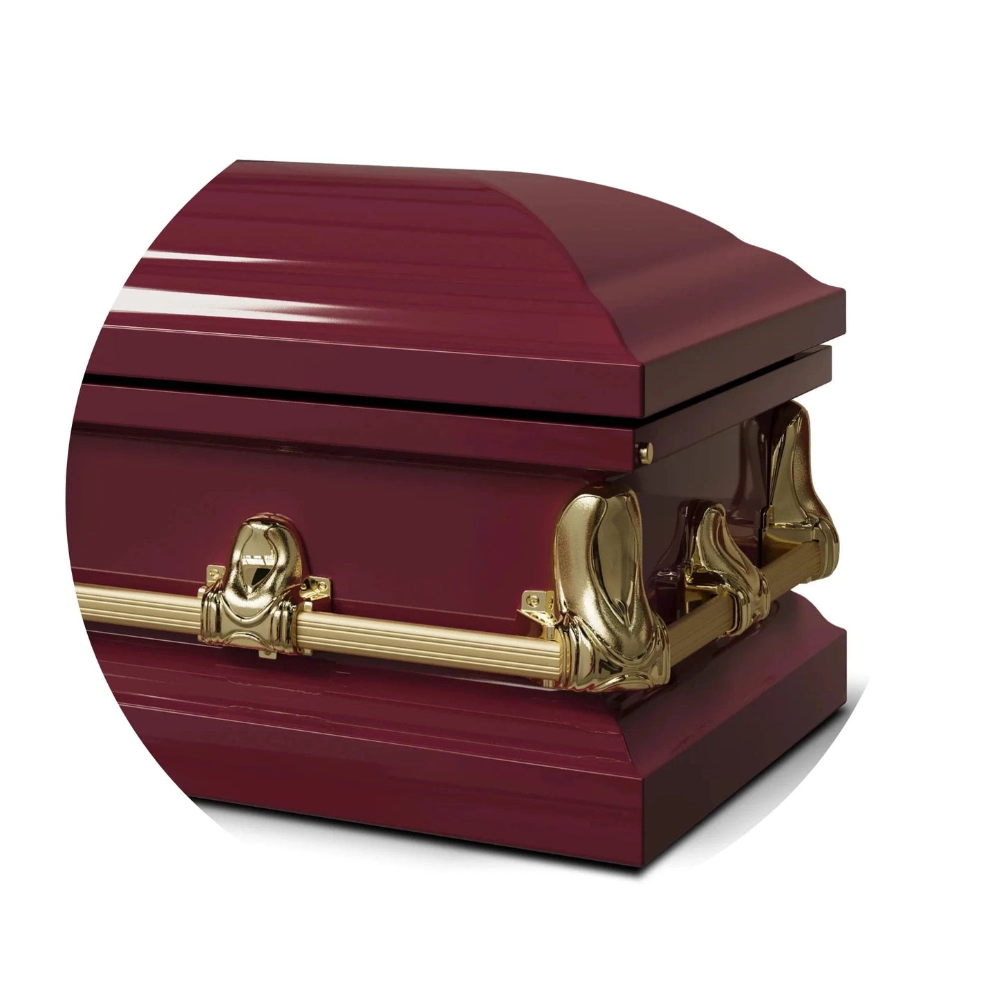 Rio Steel Maroon and Gold- Interior White