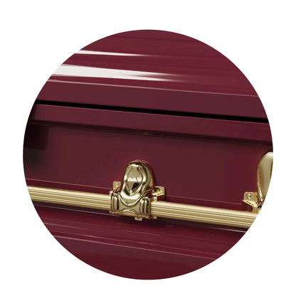 Rio Steel Maroon and Gold- Interior White